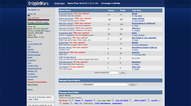 Message Board